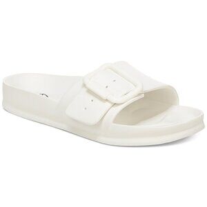 Zodiac Women S Sandals WHITE - White Desert Buckle-Detail Slide - Women